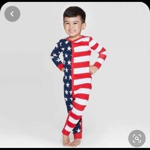 NWT Snooze button stars & stripes pajamas 3T.